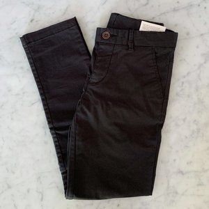 NWT H&M Boys Slim Leg Chino, Smoke Black 7-8y